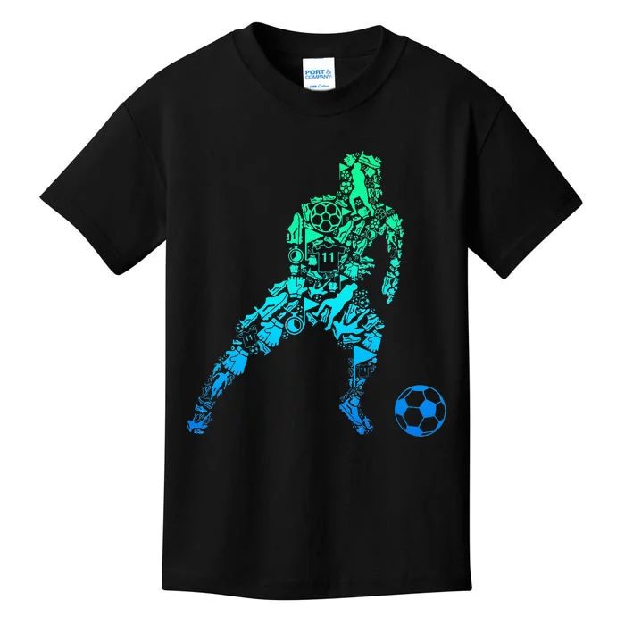 Soccer Player Kids T-Shirt