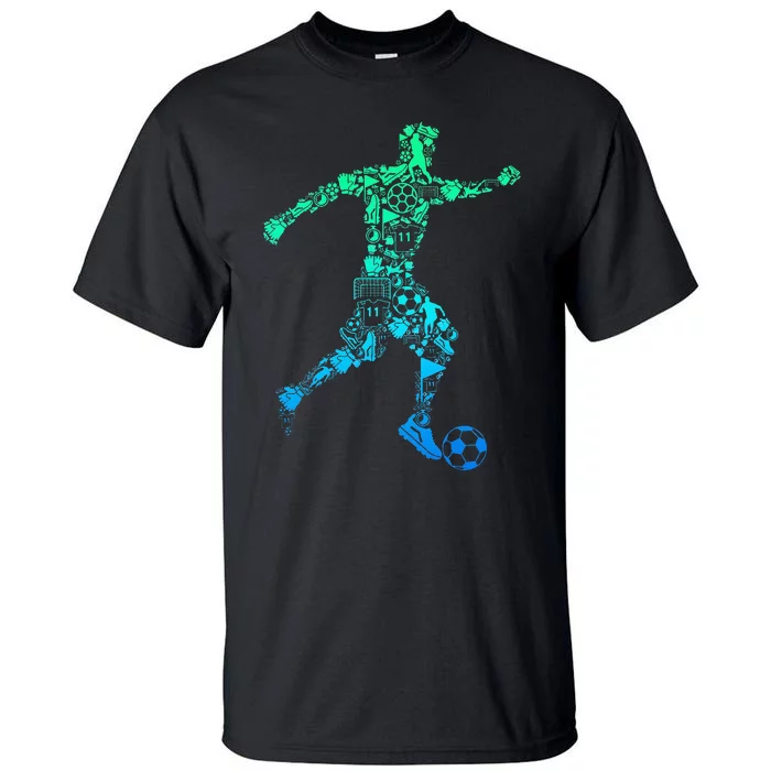 Soccer Player Tall T-Shirt