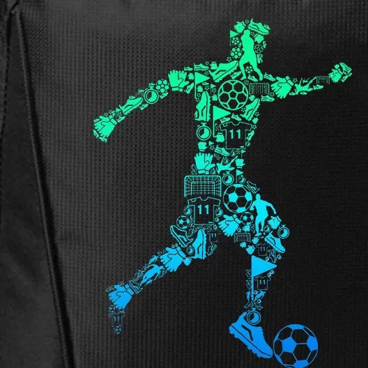 Soccer Player City Backpack