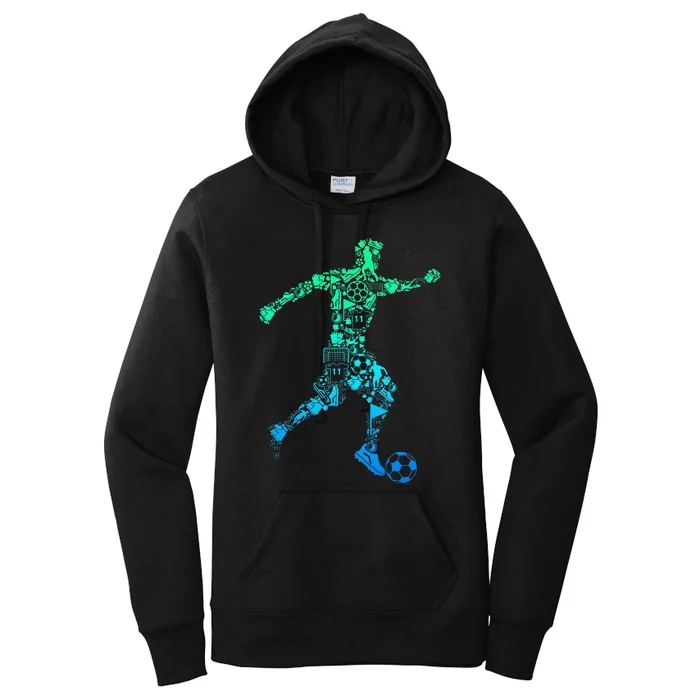 Soccer Player Women's Pullover Hoodie