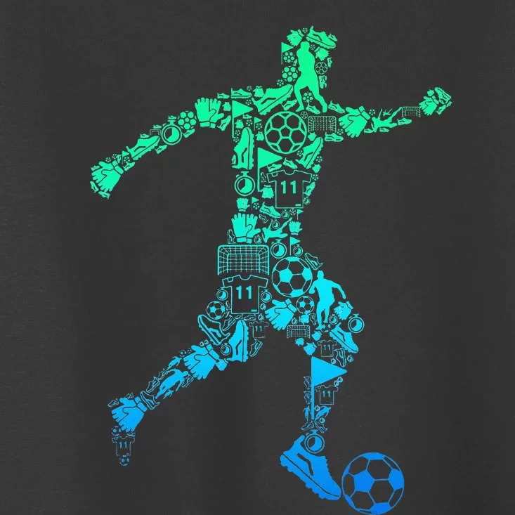 Soccer Player Toddler T-Shirt