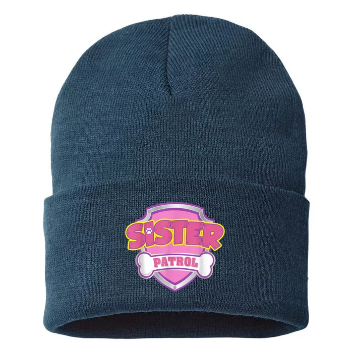 Sister Patrol Shirt | Dog Mom Sustainable Knit Beanie