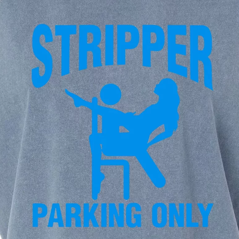 Stripper Parking Strip Club Garment-Dyed Women's Muscle Tee