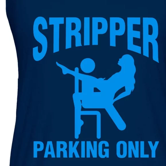 Stripper Parking Strip Club Ladies Essential Flowy Tank