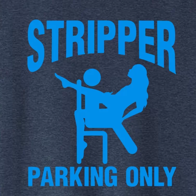 Stripper Parking Strip Club Women's Crop Top Tee