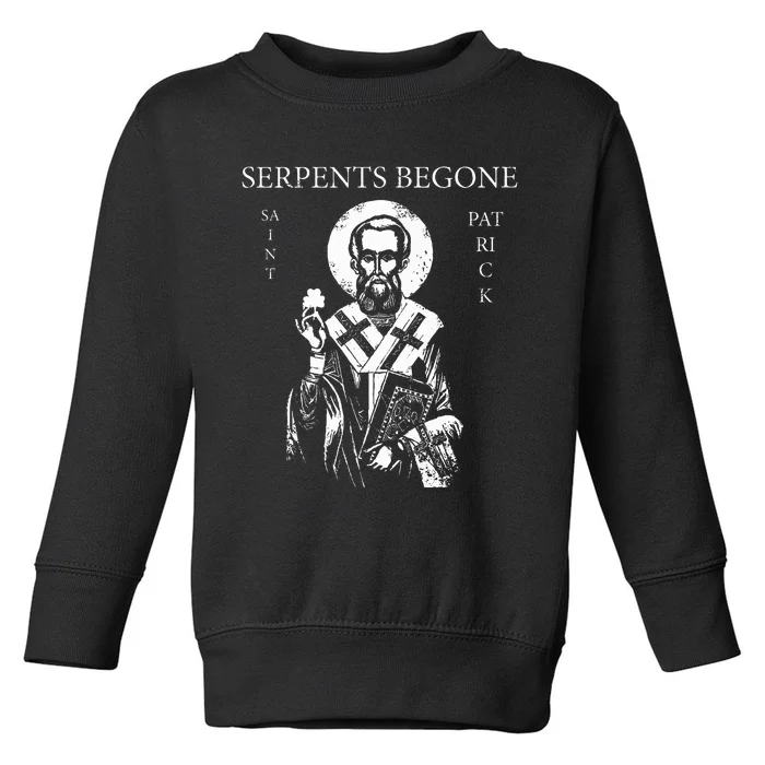 St. Patrick Serpents Begone Toddler Sweatshirt