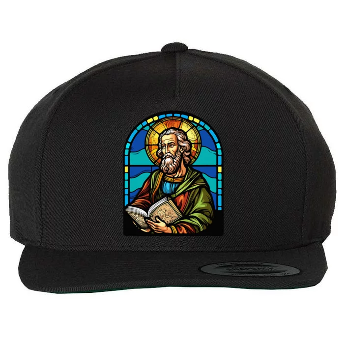 St. Paul Stained Glass Wool Snapback Cap