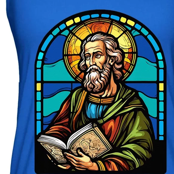 St. Paul Stained Glass Ladies Essential Flowy Tank