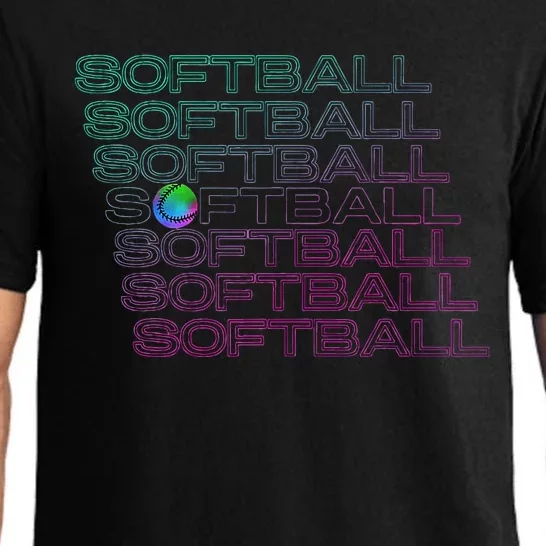 Softball Player Pajama Set