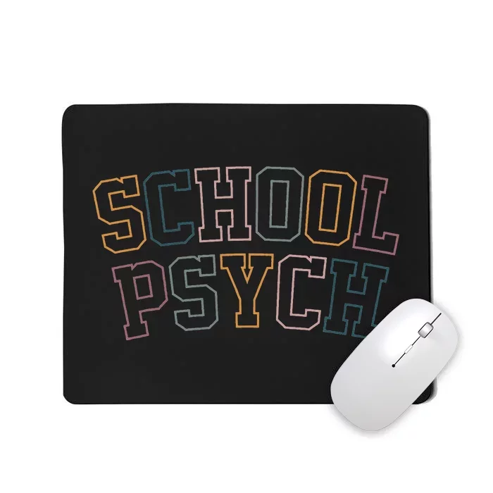 School Psychologist Squad Back To School School Psych Mousepad