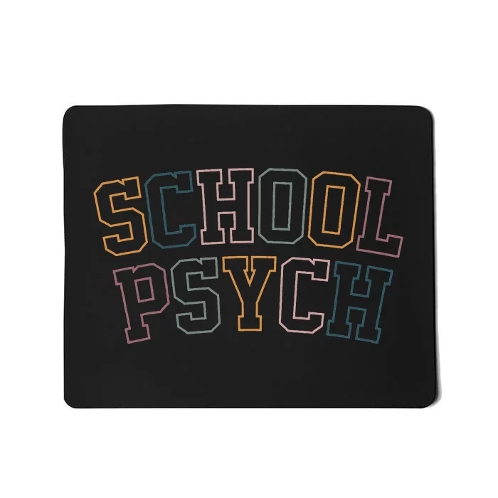 School Psychologist Squad Back To School School Psych Mousepad