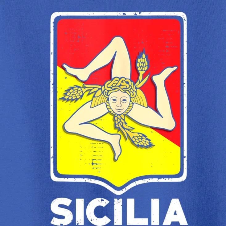 Sicilian Pride Sicilia Sicilian Flag Trinacria Toddler T-Shirt