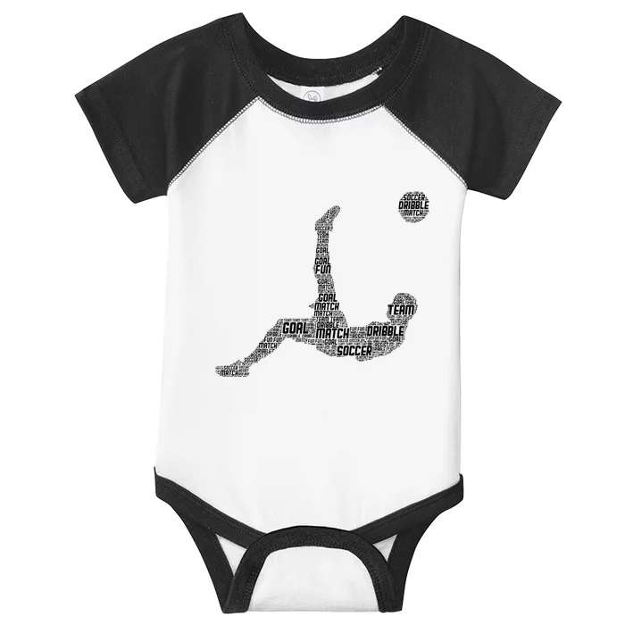 Soccer Player Infant Baby Jersey Bodysuit