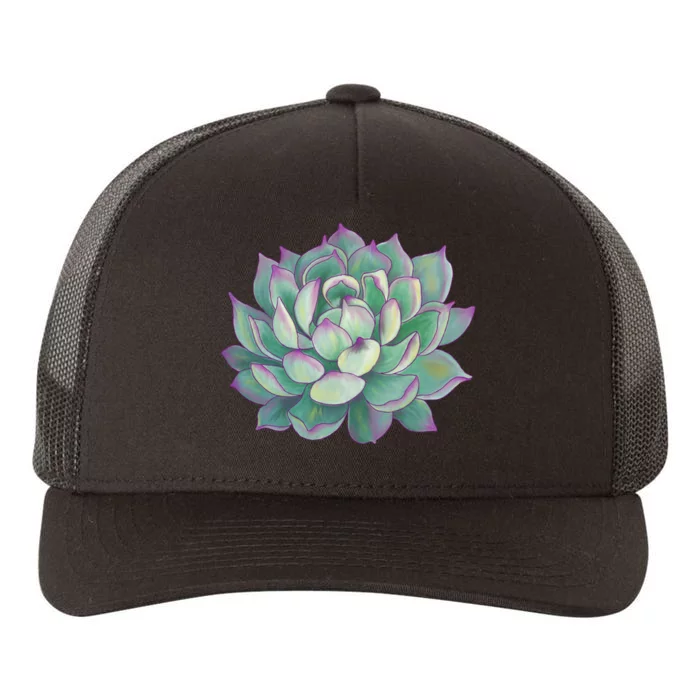 Succulent Plant Yupoong Adult 5-Panel Trucker Hat