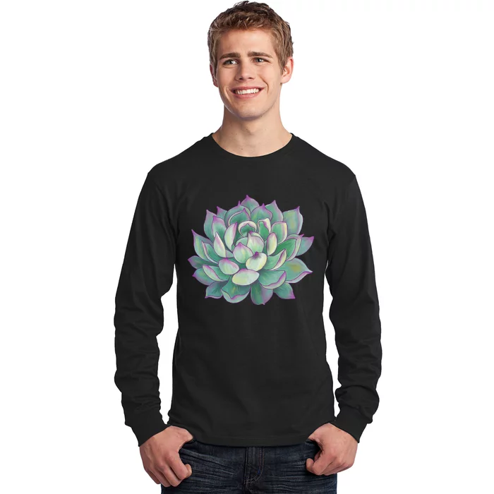 Succulent Plant Long Sleeve Shirt