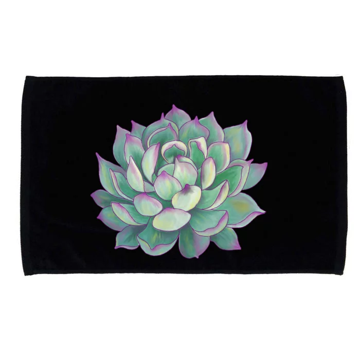 Succulent Plant Microfiber Hand Towel