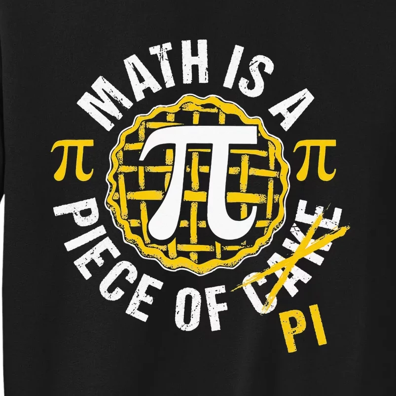 Simple Pi Symbol National funny Pi Day Tall Sweatshirt