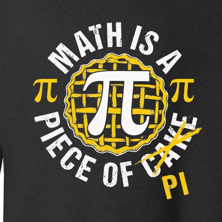 Simple Pi Symbol National funny Pi Day Toddler Sweatshirt