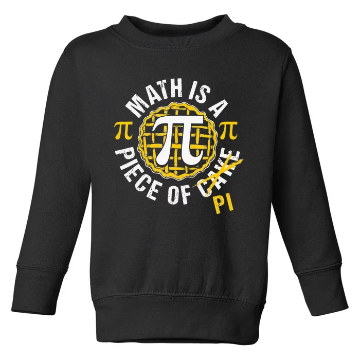 Simple Pi Symbol National funny Pi Day Toddler Sweatshirt