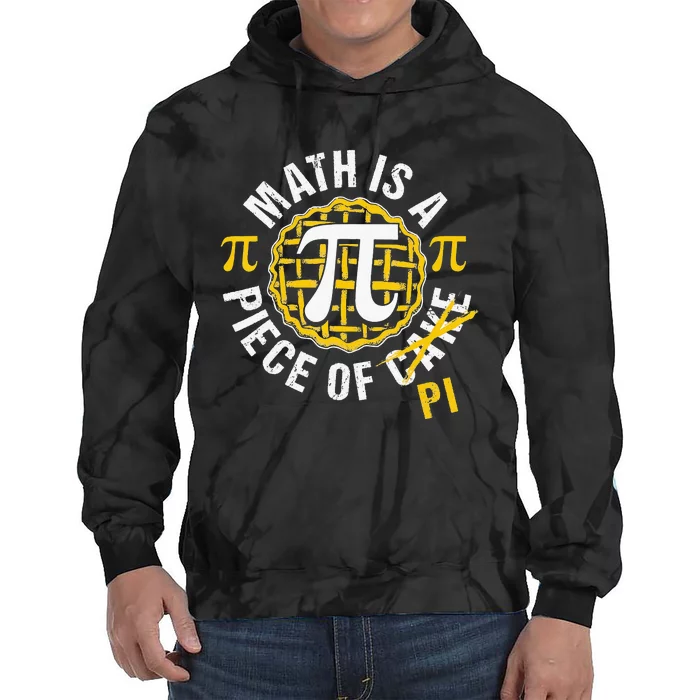 Simple Pi Symbol National funny Pi Day Tie Dye Hoodie