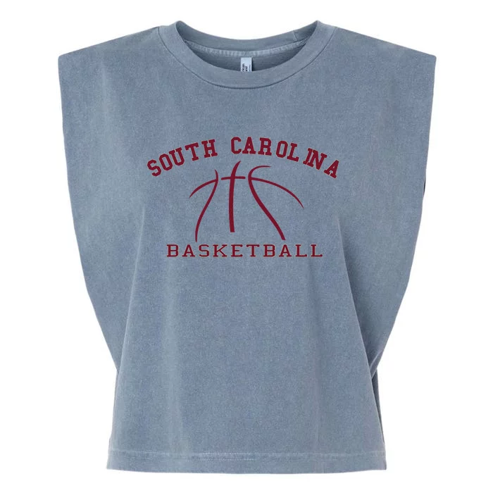 Sc Practice South Carolina Basketball Fan Apparel Hoops Gear Garment-Dyed Women's Muscle Tee