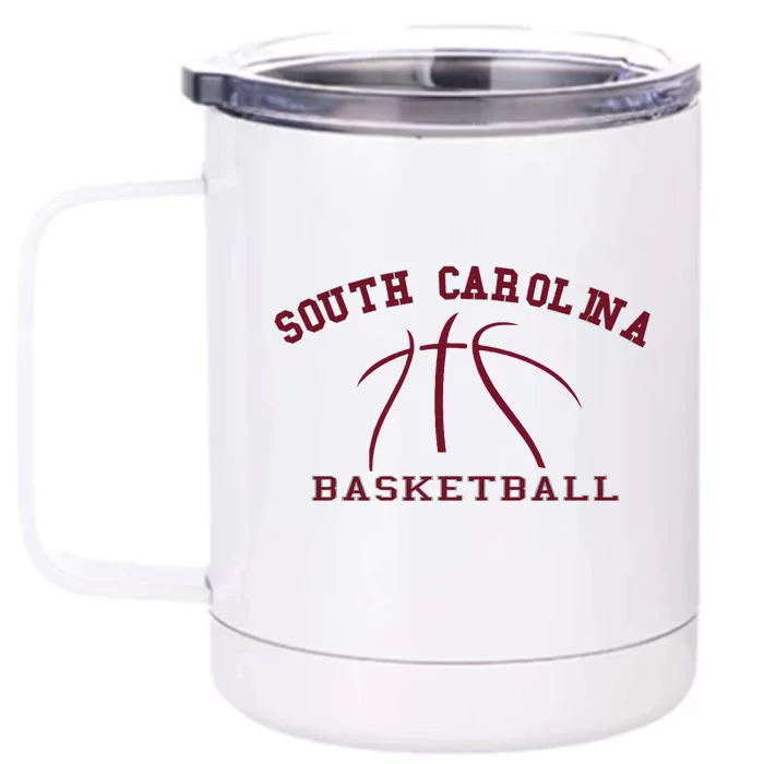 Sc Practice South Carolina Basketball Fan Apparel Hoops Gear Front & Back 12oz Stainless Steel Tumbler Cup