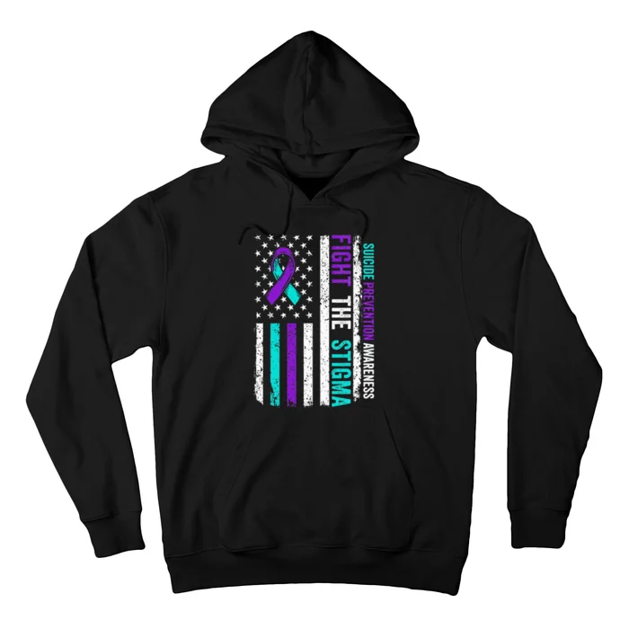 Suicide Prevention Support Fight Stigma Suicide Awareness Hoodie