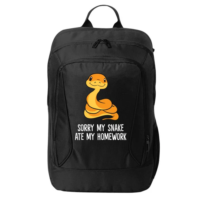 Snake Pet School Sorry, My Snake Ate Homework City Backpack