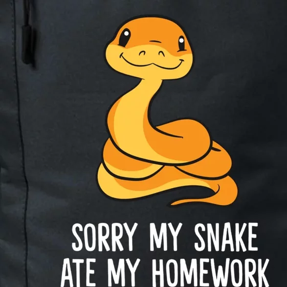 Snake Pet School Sorry, My Snake Ate Homework Daily Commute Backpack