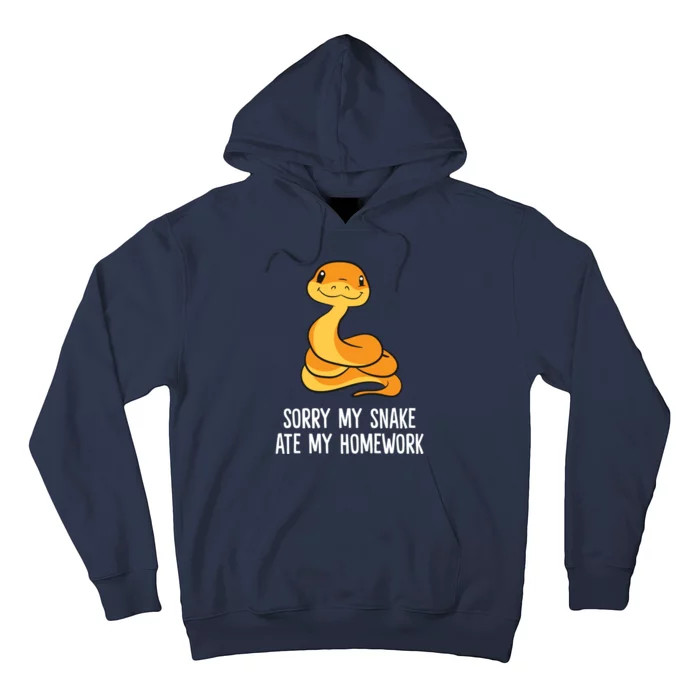 Snake Pet School Sorry, My Snake Ate Homework Hoodie