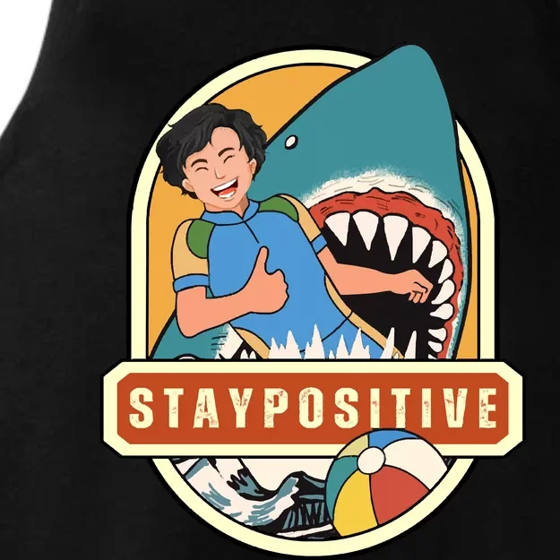 Stay Positive Ladies Tri-Blend Wicking Tank