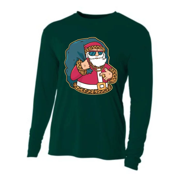 Santa Pimp Cooling Performance Long Sleeve Crew