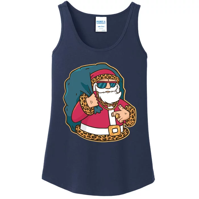 Santa Pimp Ladies Essential Tank