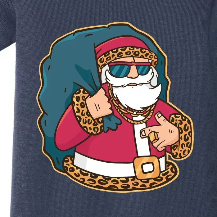 Santa Pimp Baby Bodysuit