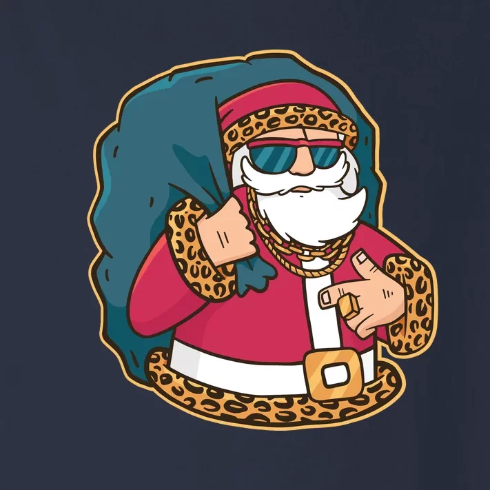 Santa Pimp Toddler Long Sleeve Shirt