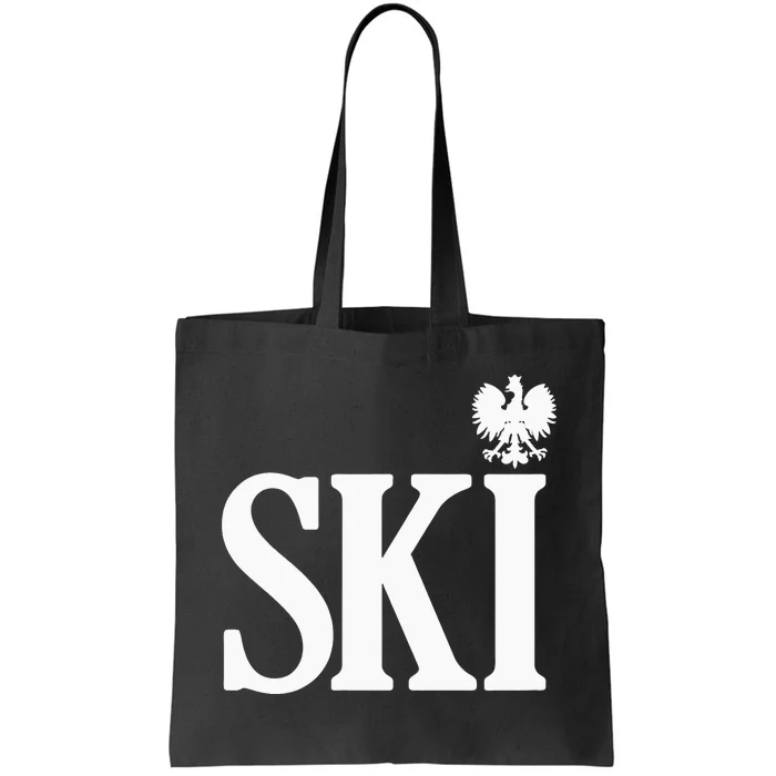 SKI Polish Surnames Ending Polish Eagle Dyngus Day Tote Bag