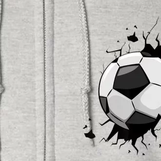 Soccer Players Soccer Team Graphic Sports Soccer Full Zip Hoodie