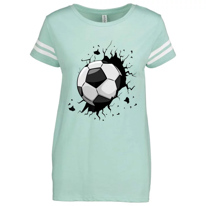 Soccer Players Soccer Team Graphic Sports Soccer Enza Ladies Jersey Football T-Shirt