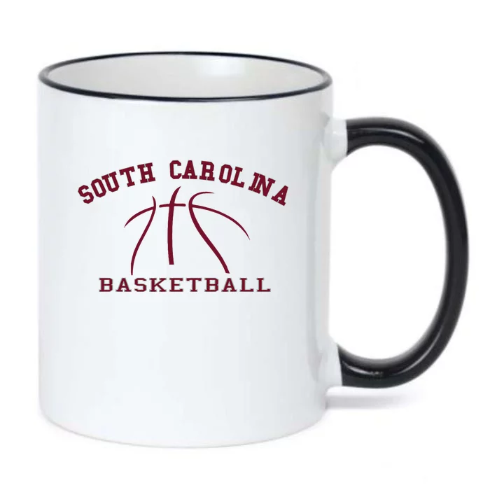 Sc Practice South Carolina Basketball Fan Hoops Gear Black Color Changing Mug