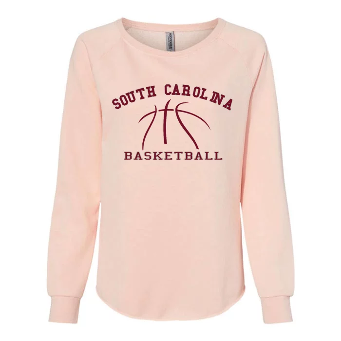 Sc Practice South Carolina Basketball Fan Hoops Gear Womens California Wash Sweatshirt