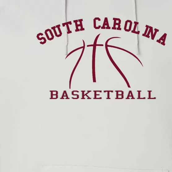 Sc Practice South Carolina Basketball Fan Hoops Gear Performance Fleece Hoodie