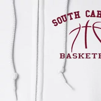 Sc Practice South Carolina Basketball Fan Hoops Gear Full Zip Hoodie