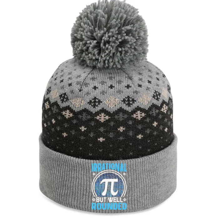 Simple Pi Symbol Shirt National Pi Day The Baniff Cuffed Pom Beanie