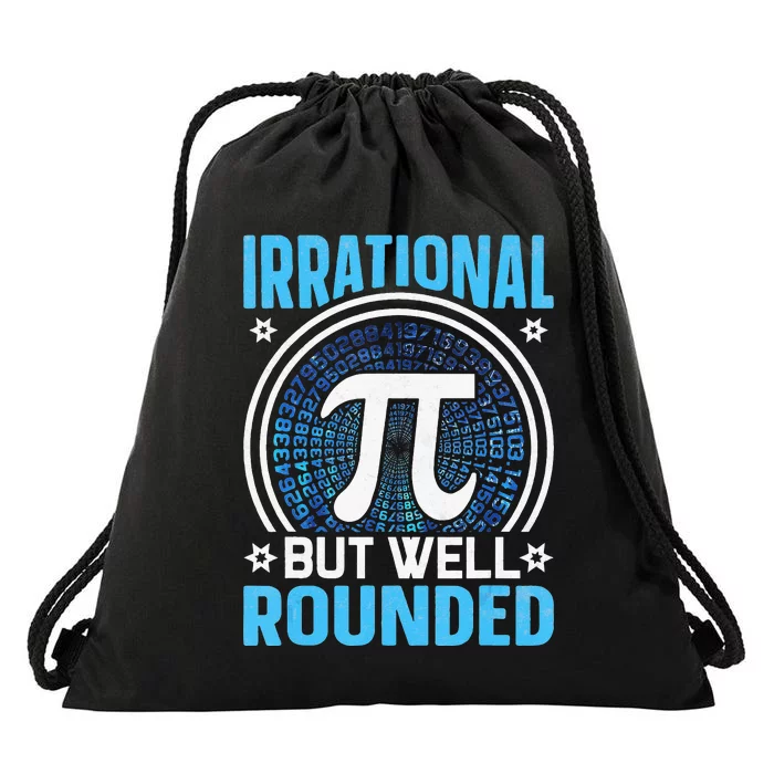 Simple Pi Symbol Shirt National Pi Day Drawstring Bag