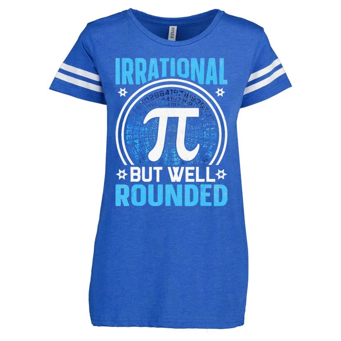 Simple Pi Symbol Shirt National Pi Day Enza Ladies Jersey Football T-Shirt