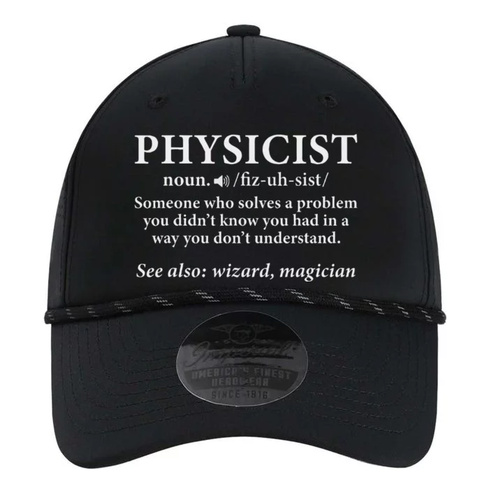 Scientist Physics Student Funny Physicist Definition Performance The Dyno Cap