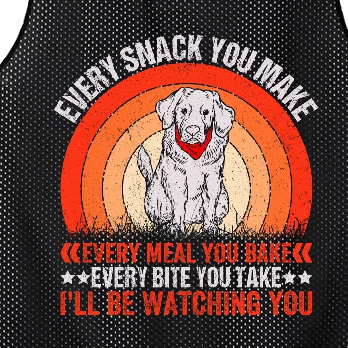 Snackwatching Pup Mesh Reversible Basketball Jersey Tank