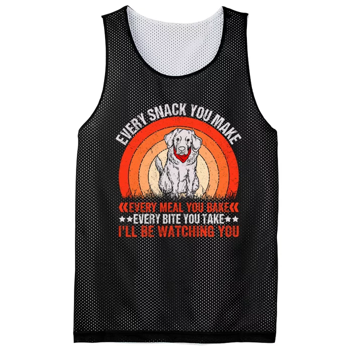 Snackwatching Pup Mesh Reversible Basketball Jersey Tank