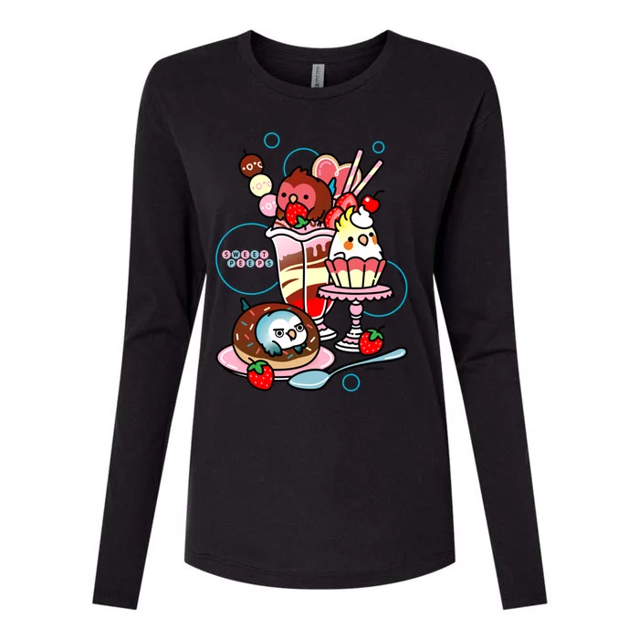 Sweet Peeps Womens Cotton Relaxed Long Sleeve T-Shirt