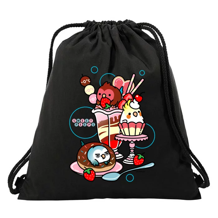 Sweet Peeps Drawstring Bag